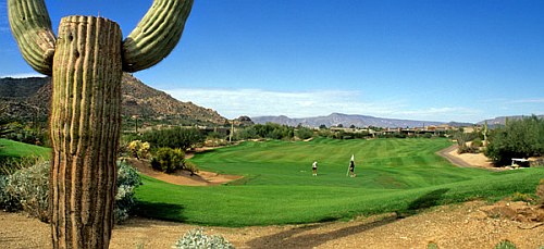 Golfing in Arizona