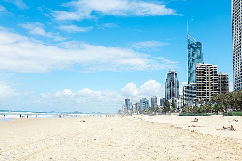 Beach on the Gold Coast, Australia